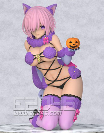 Shielder (Mash Kyrielight Halloween), Fate/Grand Order, Fate/Stay Night, E2046, Pre-Painted, 1/8